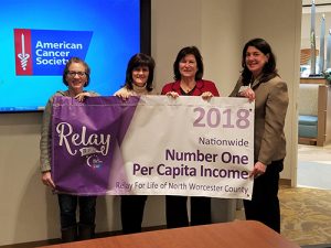 American Cancer Society’s Relay For Life Of North Worcester County Honored With 2018 Nationwide Per Capita Award