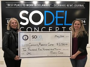 SoDel Cares Donates $2,500 To Community Resource Center