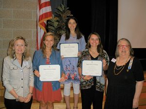 Daughters Of The American Revolution Recognize DAR Good Citizens From Three Worcester County High Schools
