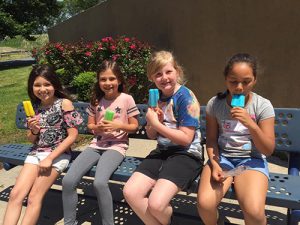 Showell Elementary Third Grade Females Rewarded With Freezer Pops For Reading 20 books In One Week