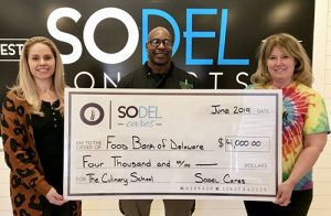 SoDel Cares Donates $4,000 To The Food Bank Of Delaware