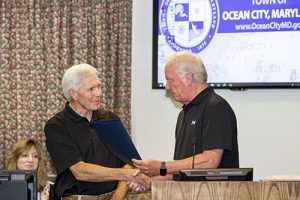 Ocean City Celebrates Brown’s Service On His Retirement