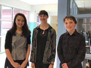 Beck, Dirickson And Greenwood From Stephen Decatur Middle School Recognized As Promising Young Writers