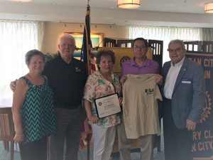 Ocean City-Berlin Rotary Club Presents A Paul Harris Fellow Recognition To Kim Heffner