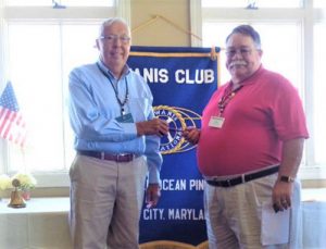 Kiwanis Club Of Greater Ocean Pines-Ocean City Hold Installation And Recognition Luncheon