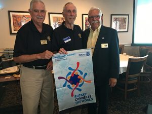 Rotary District Governor Presents Ocean City Berlin Rotary With 2019-2020 Rotary International Banner