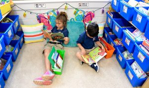 Worcester Prep Kindergarteners Participate In ‘Read To Self’ Program