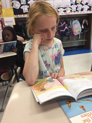Showell Third Grader Enjoys Great Books