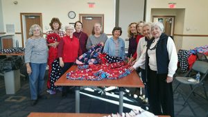 General Levin Winder Chapter, Daughters Of The American Revolution Make Blankets For Coastal Hospice “We Honor Veterans” Program