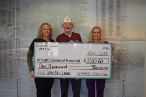 American Legion #116 And Auxiliary Donate To AGH Flu Community Clinics