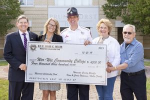 Friends & Family Of Worcester Deputy Sheriff Brian K. Heller Present  $4,300 For Scholarship In His Name