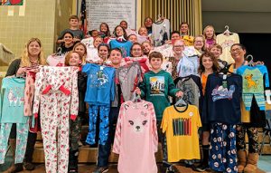 BIS Student Council Donate $650 Plus 85 Pairs Of Pajamas To Local Shelters