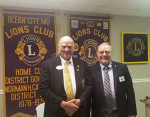 District Governor Visits OC Lions Club