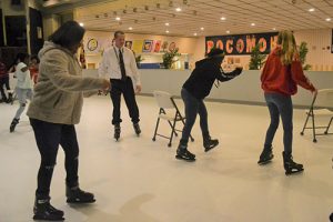 Students Try Out County’s New Synthetic Ice Rink