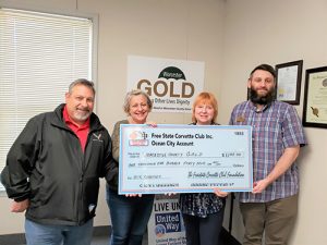Freestate Corvette Club Donates To Worcester County GOLD