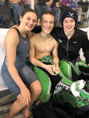 Pines Swimmers Set Records In State Meet
