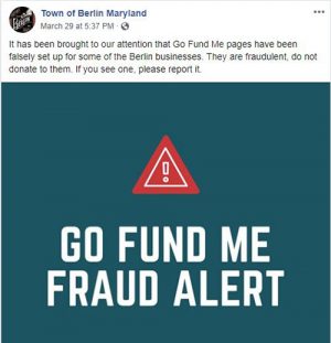 Alert Issued Over Fraudulent GoFundMe Pages