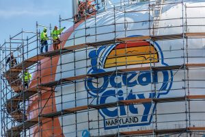 ‘The Town Of Ocean City Is Not Paying A Penny’ For Beach Ball Tower Painting