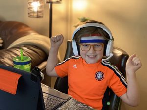 OCES Third Grader Ready For Testing From Home