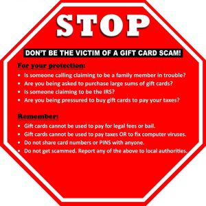 ‘No Scam November’ Initiative Targets Gift Card Fraud