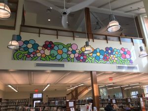 Ten Thousand Flowers Mural Project Installed At Library
