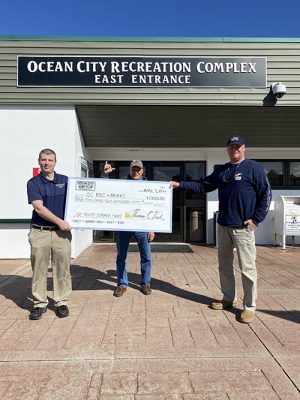 Ocean City Surf Club Presents $1200 For Sponsorship At OC Rec. & Parks