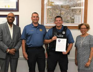 Salisbury University Police Award Life-Saving Award To One Of Their Officers