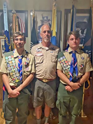 2 New Eagle Scouts Installed