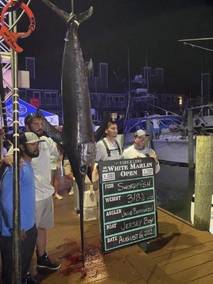 State Swordfish Record Falls In WMO