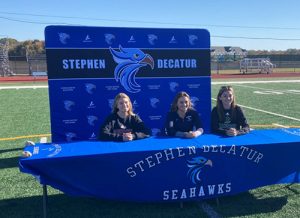 3 Decatur Girls’ Lacrosse Players Sign Letters Of Intent