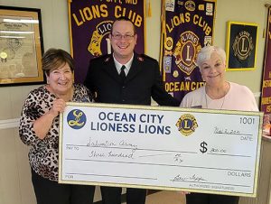 OC Lions, Lioness Present Donation To Salvation Army