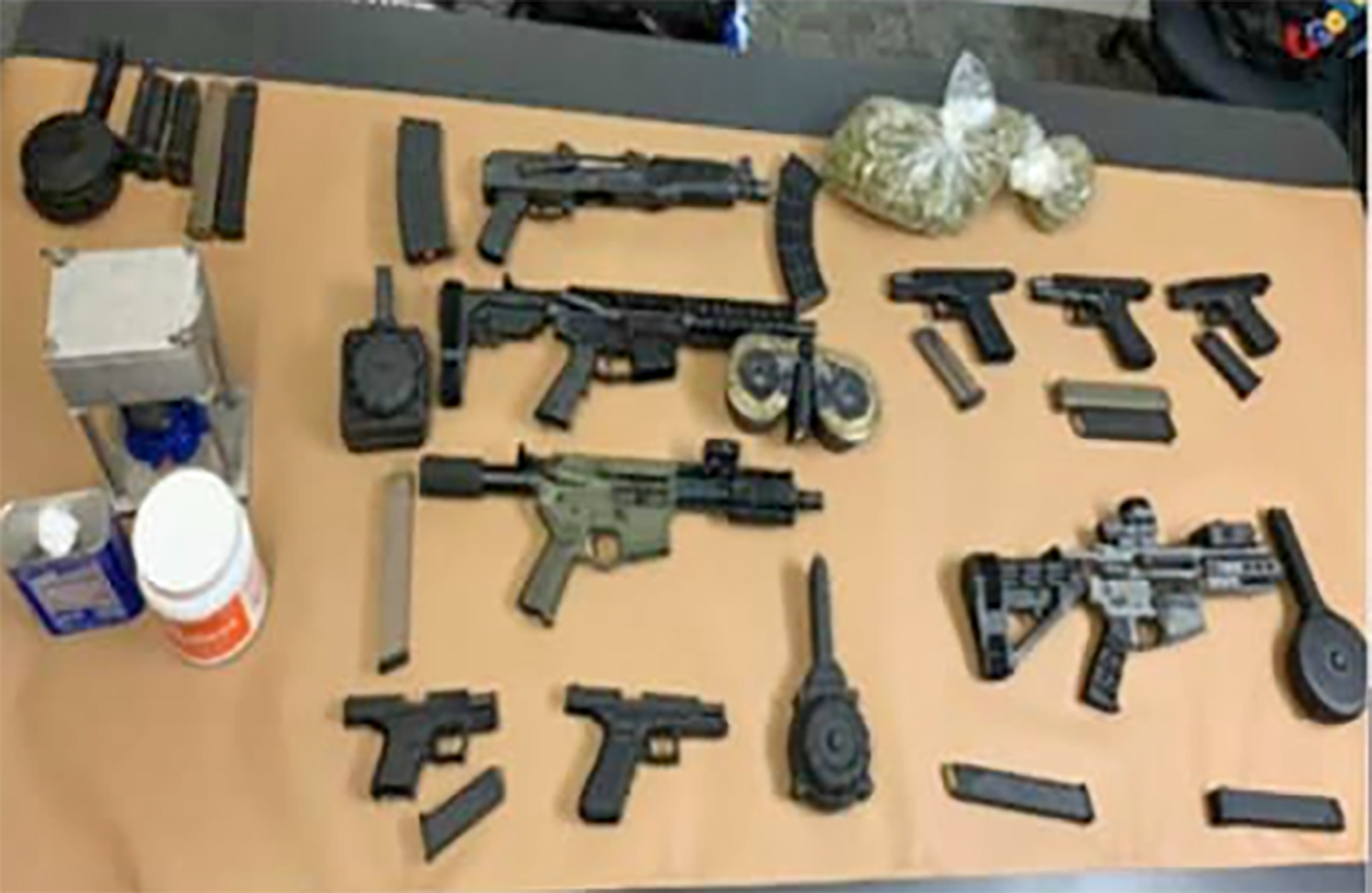 Firearms, Drugs Seized After Multi-Agency Investigation