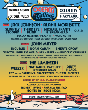 Oceans Calling Announces Festival Lineup; Jack Johnson, John Mayer, More To Perform