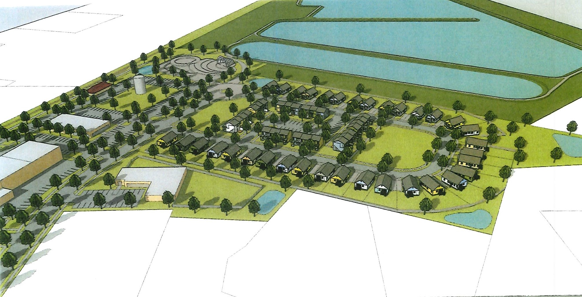 The developer offers a different vision for the Heron Park property;  Burbage proposes 59 homes