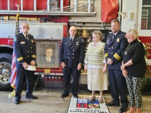 OCFD Recognizes Fallen Firefighter With Engine Rededication