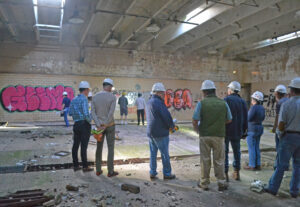 Officials Tour Heron Park Buildings With Engineering Firm; Effort Part Of Ongoing Demo Project Evaluation
